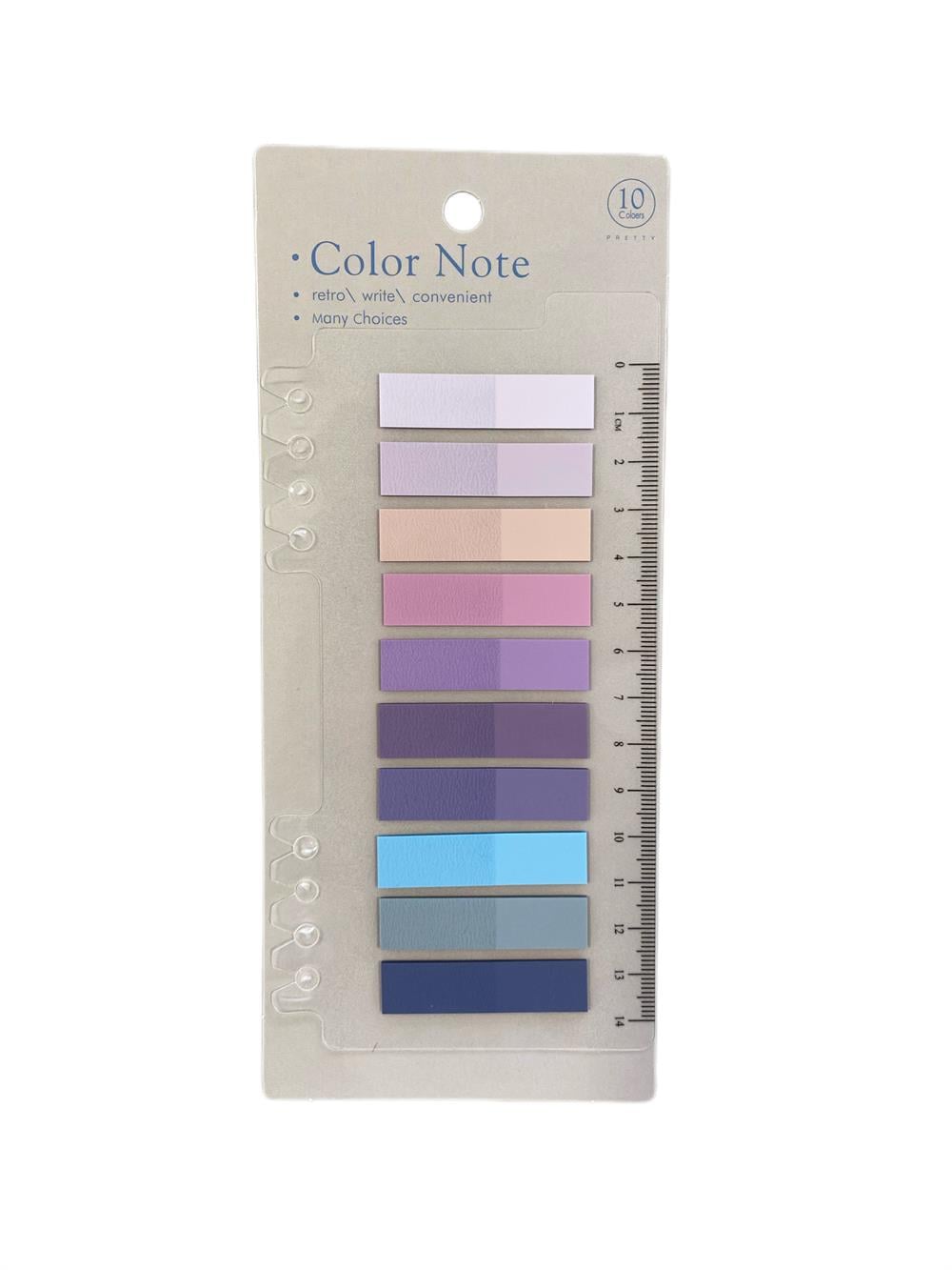 Color Note Post It Seti - Purple Tones