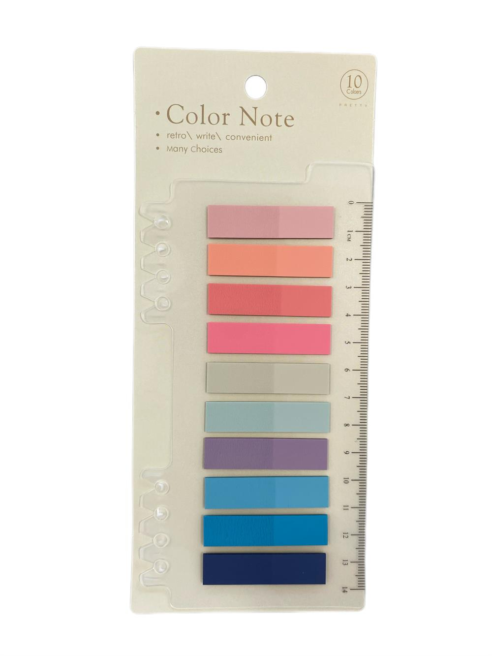 Color Note Post It Seti - Shiny Tones