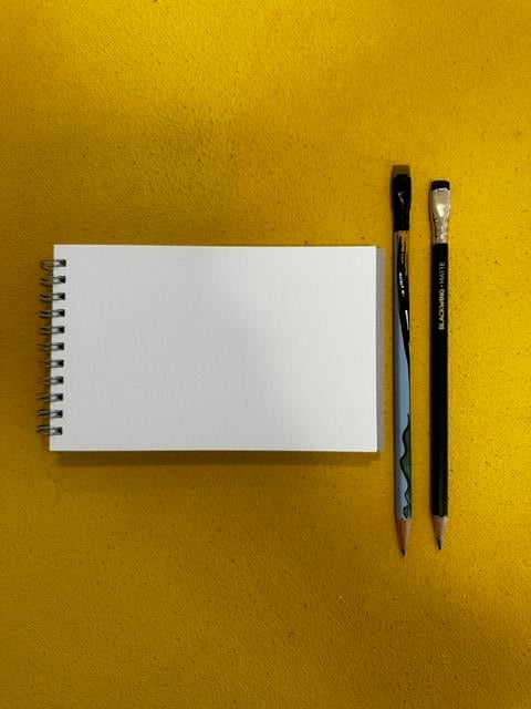 Copic Çizim Defteri Kırmızı Desenli 16.5 cm x 11 cm