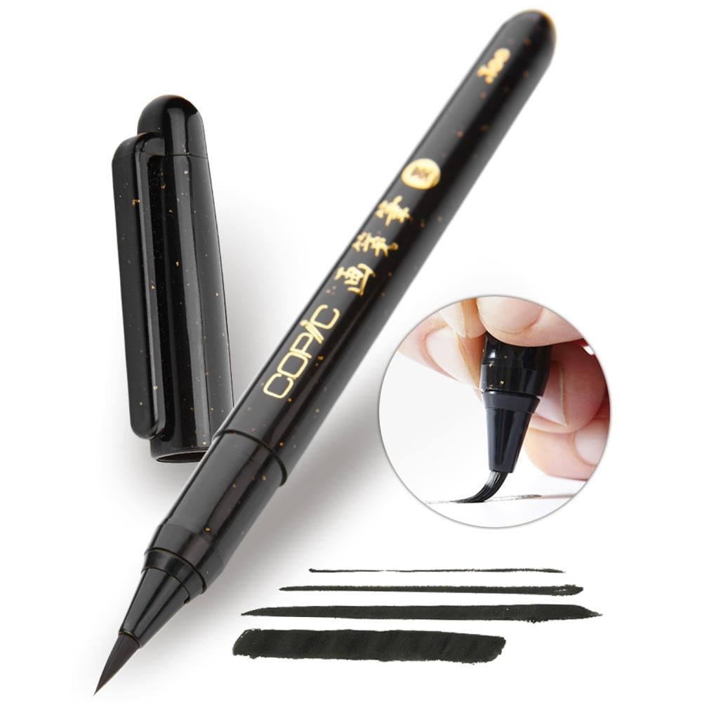 Copic Gasenfude Fırça Uçlu Siyah Kalem