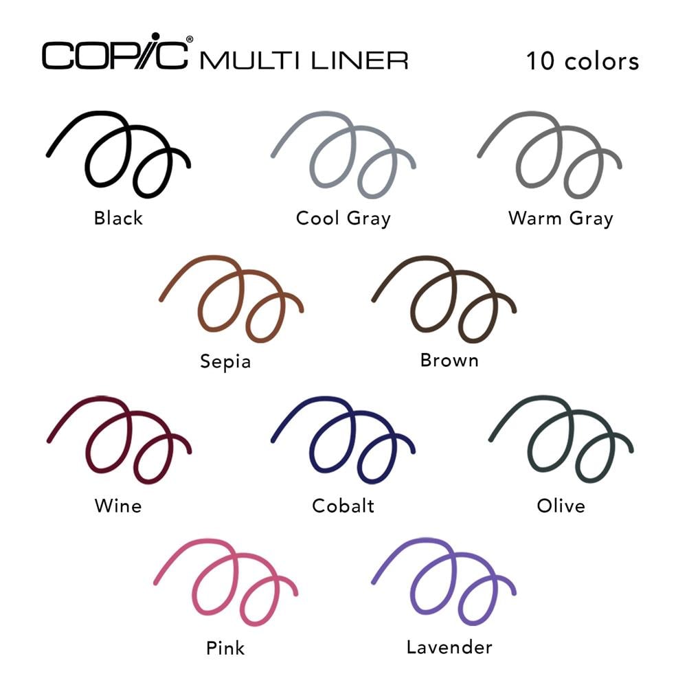 Copic Multiliner Classic Black 0.3 mm Çizim Kalemi