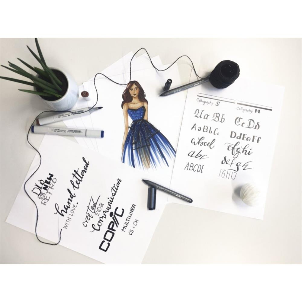 Copic Multiliner Classic Siyah Calligraphy S
