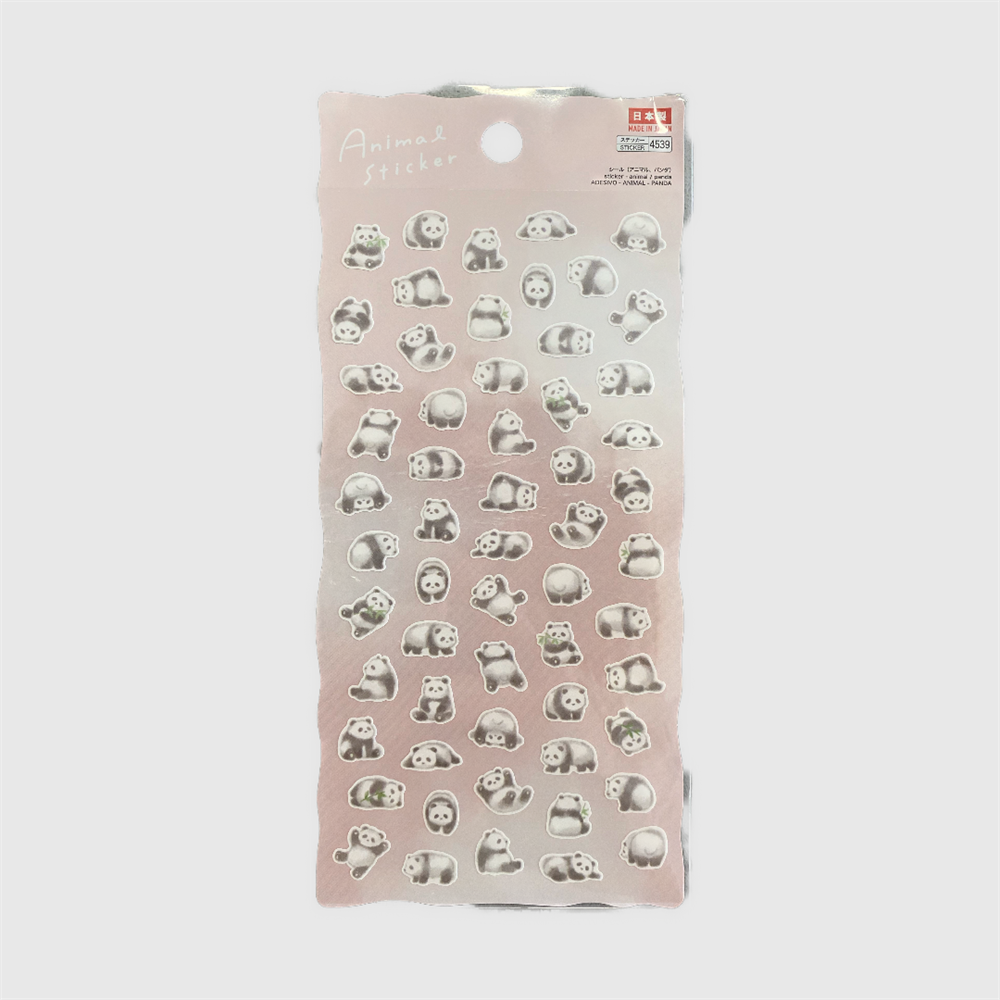 Cute Panda Sticker Set