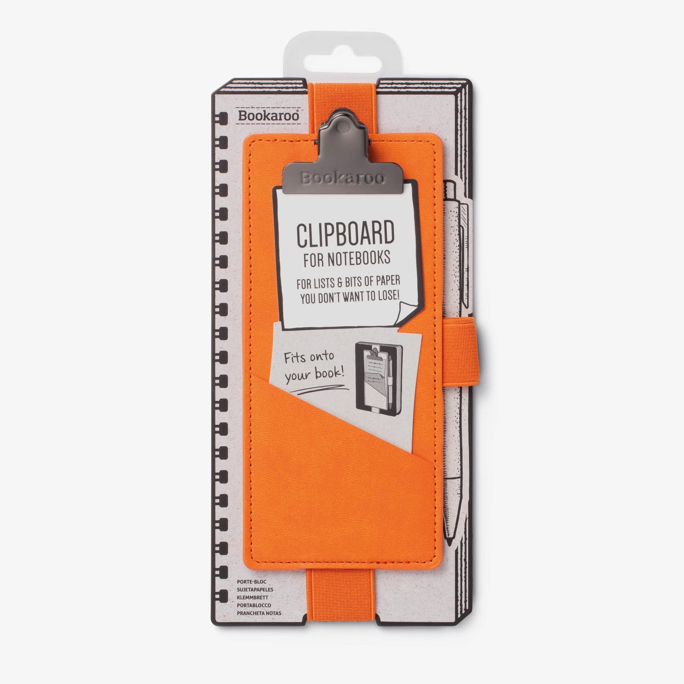 IF Bookaroo Clipboard Klipsli Lastikli Kalemlik Turuncu