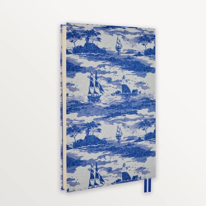 EPISODE TO THE SHORE ISLAND SAILS A5 FLEX LINEN NOTEBOOK