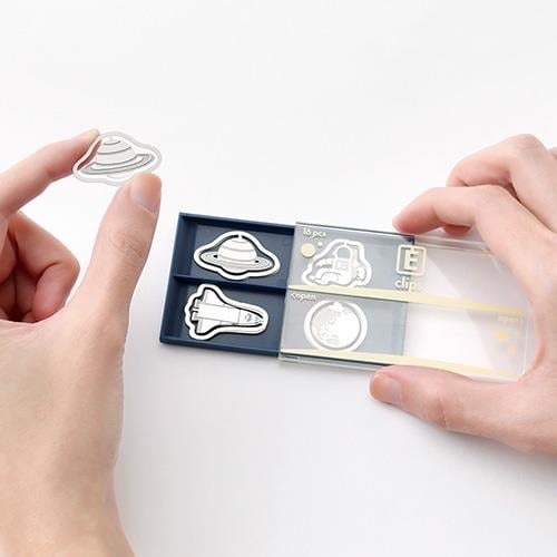 Midori Stainless Steel Bookmark - Space Kitap Ayracı
