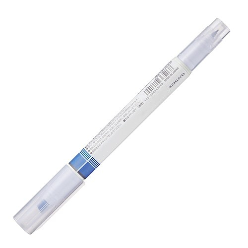 Kokuyo Mark+ Çift Taraflı ( Fosforlu ve Fineliner) Kalem Blue/Blue