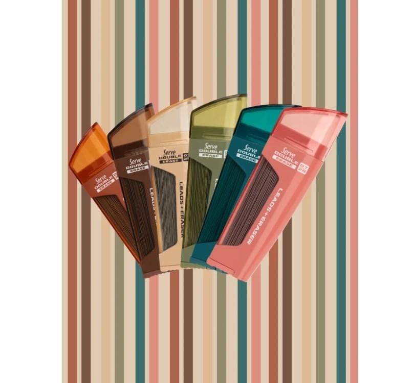 Serve Earth Tones  Double Erase - Min & Silgi - 0.7 mm Mercan