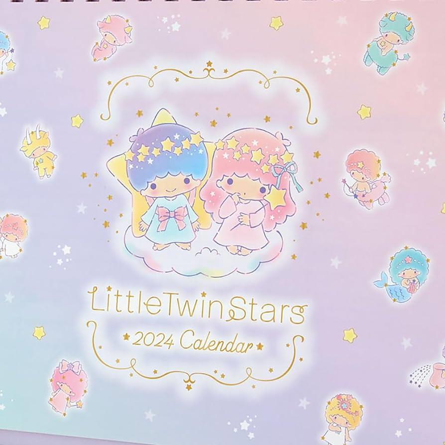Sanrio The Little Twin Stars 2024 A6 Planner Schedule Book 