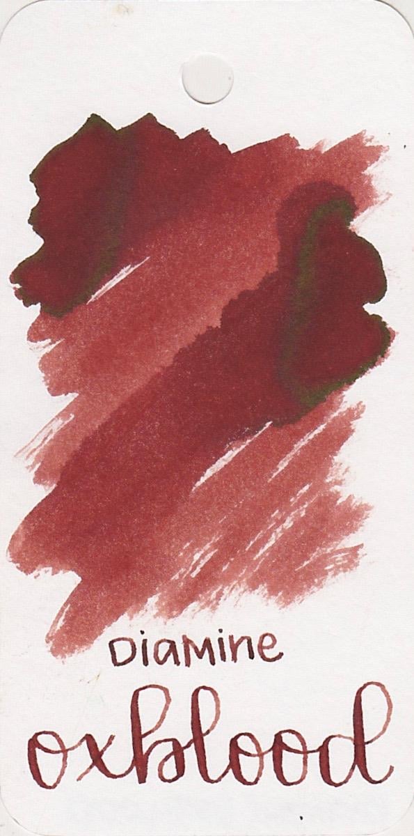 Diamine Mantar Kapak Cam Şişe 12'li Kartuş Seti Oxblood