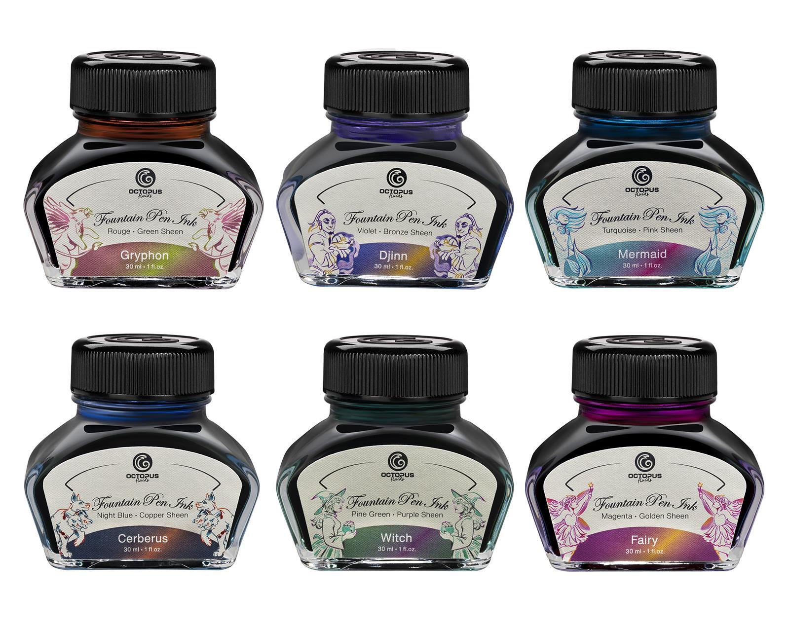 Octopus Fluids Fairy Revnaklı Mürekkep 30 ml