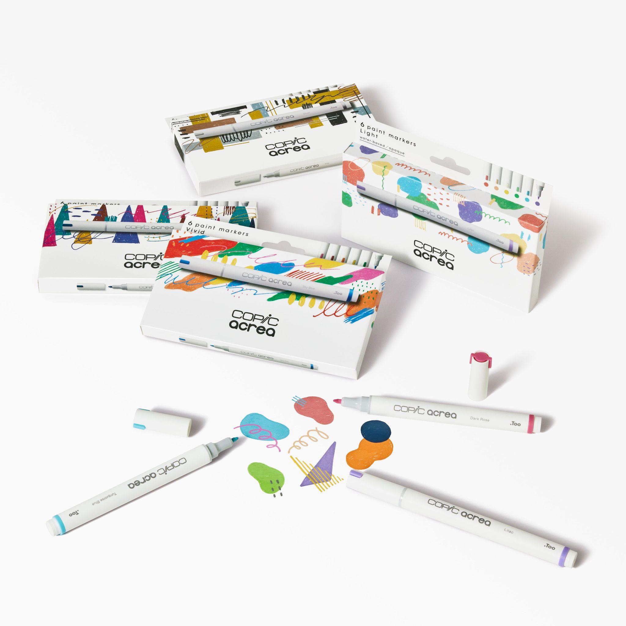 Copic Acrea Paint Marker Her Yüzeye Yazan Çizim Kalemi Rich Black 15GD
