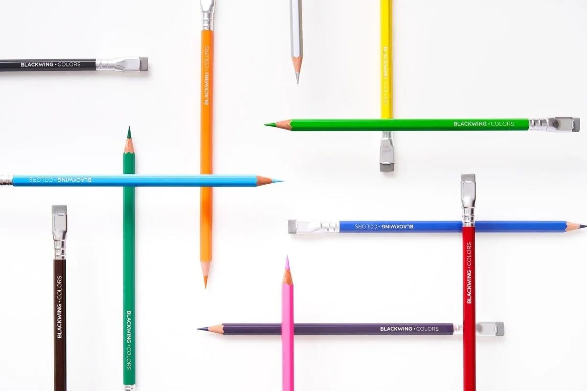 Palomino Blackwing Colors Silgili Ahşap Gövdeli 12'li Kalem Seti 