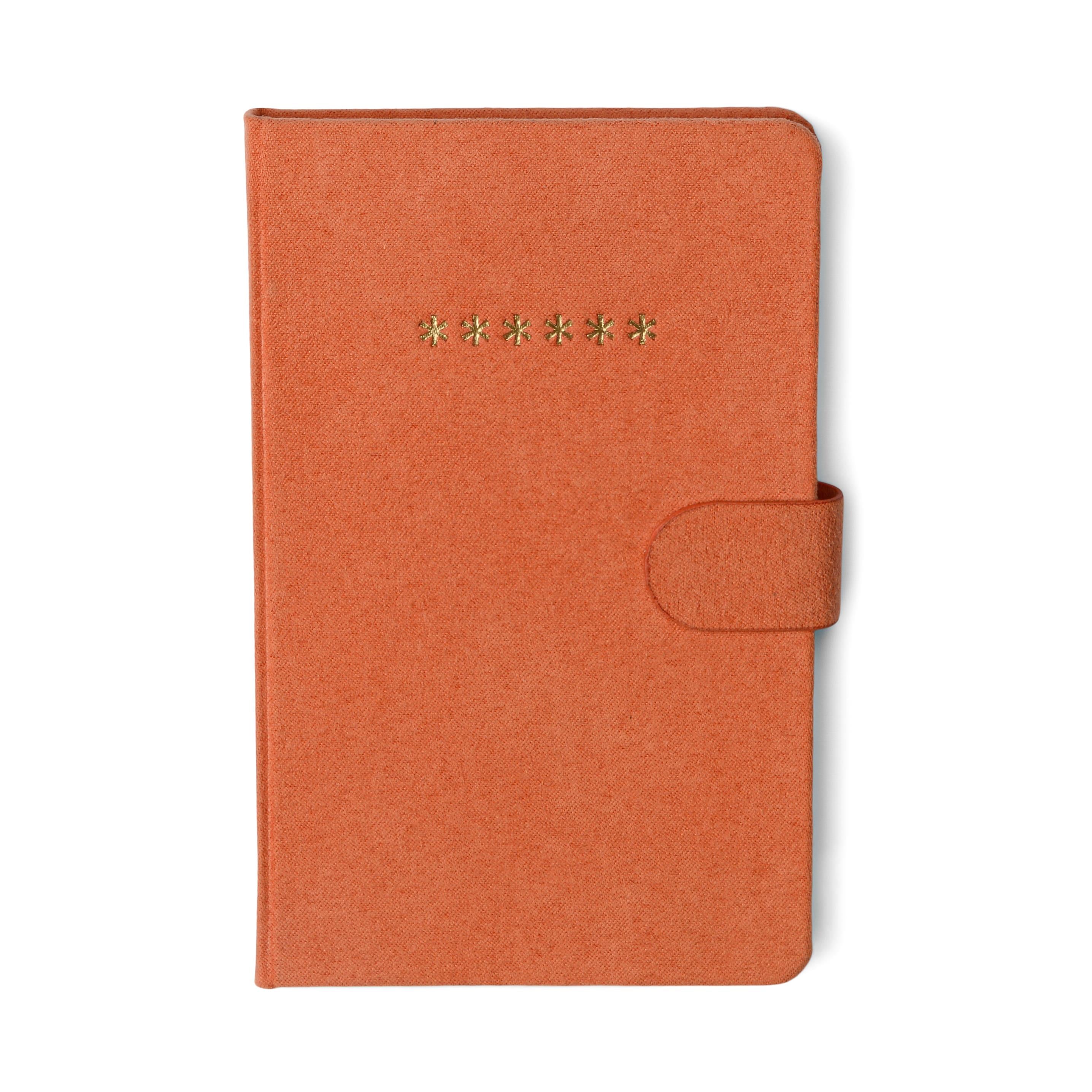 DesignWorks Ink Mini Password Journal - Asterisks Günlük