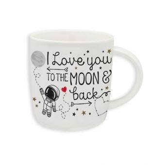 Legami To The Moon & Back Porselen Kupa 