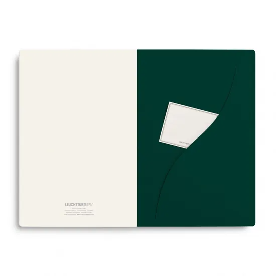 Leuchtturm1917 Jottbook Pur A5 80 Numaralandırılmış Sayfa Düz 3'lü Paket Defter Forest Green 400691