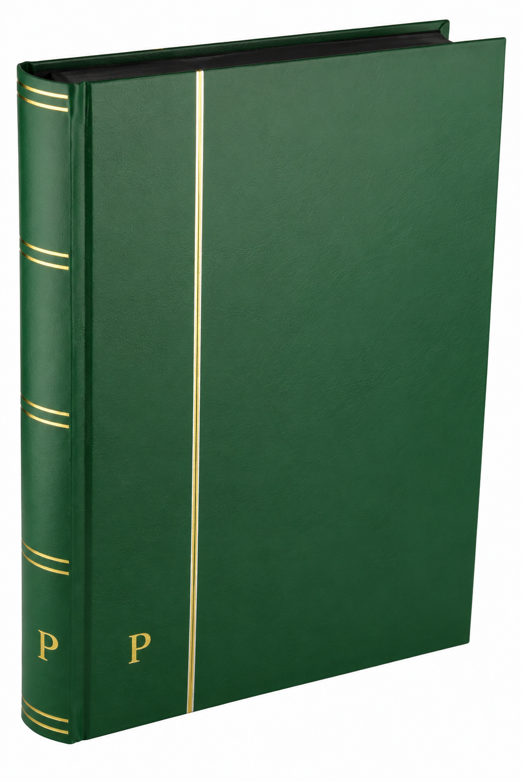 Pulko History 1970 Pul Defteri Klasik, 32 Yaprak, 64 Sayfa, A4+, Siyah Zemin, Yeşil PH-273319