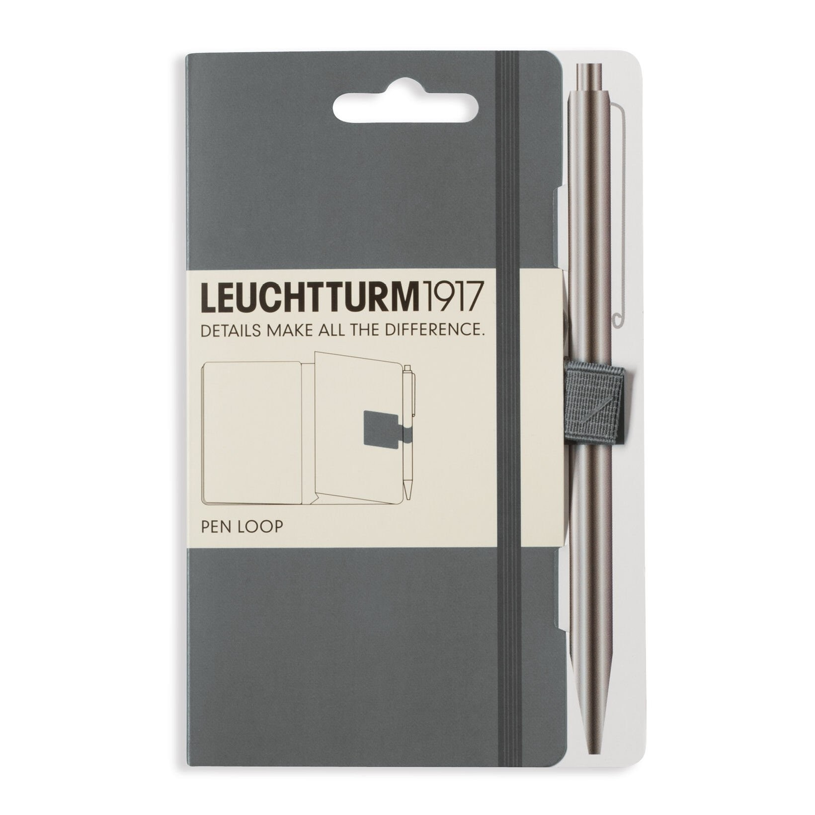 Leuchttrum 1917 Pen Loop Kalem Tutucu Anthracite Gray 342942