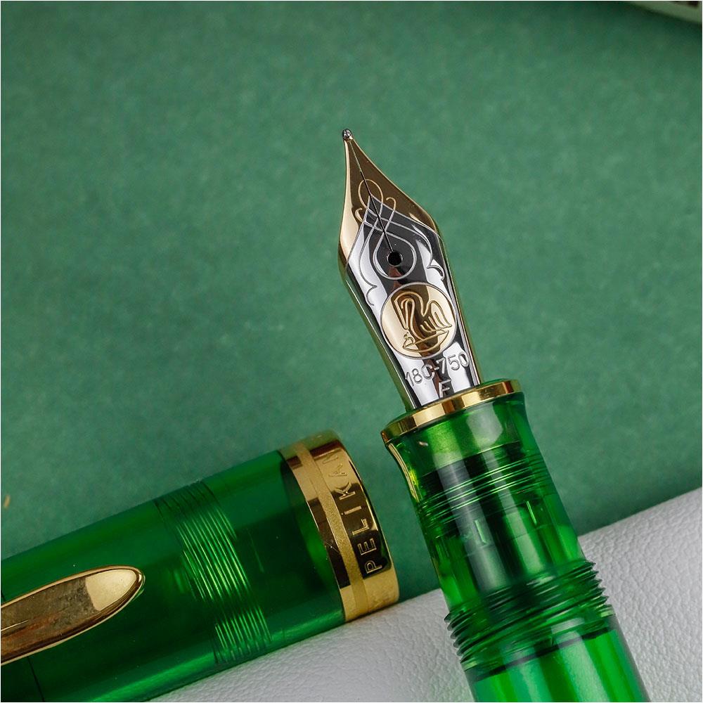Pelikan Souveran M800 Dolma Kalem Green Demonstrator F Uç