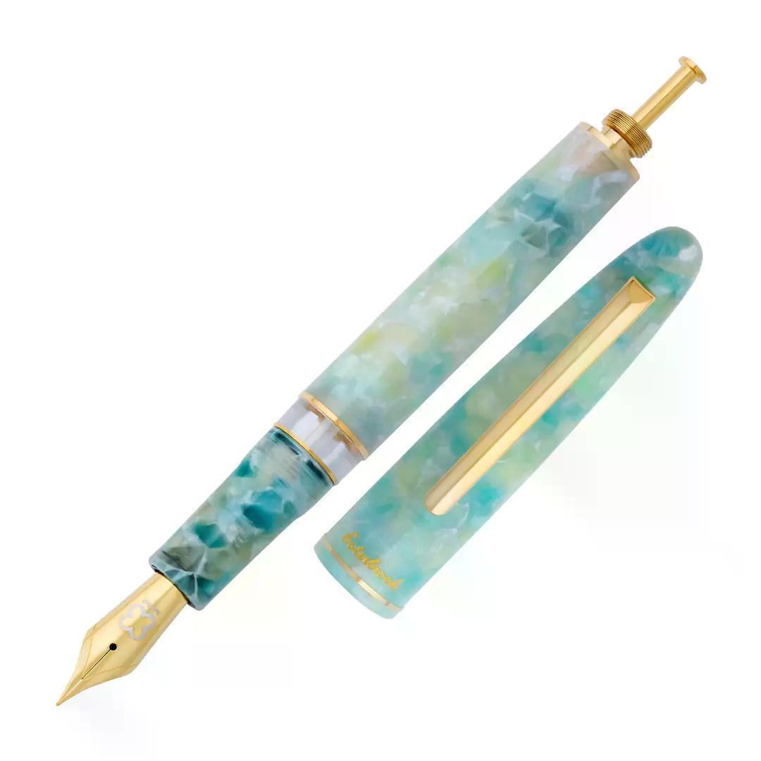 Esterbrook Estie Sea Glass Gold Pistonlu Dolma Kalem F Uç