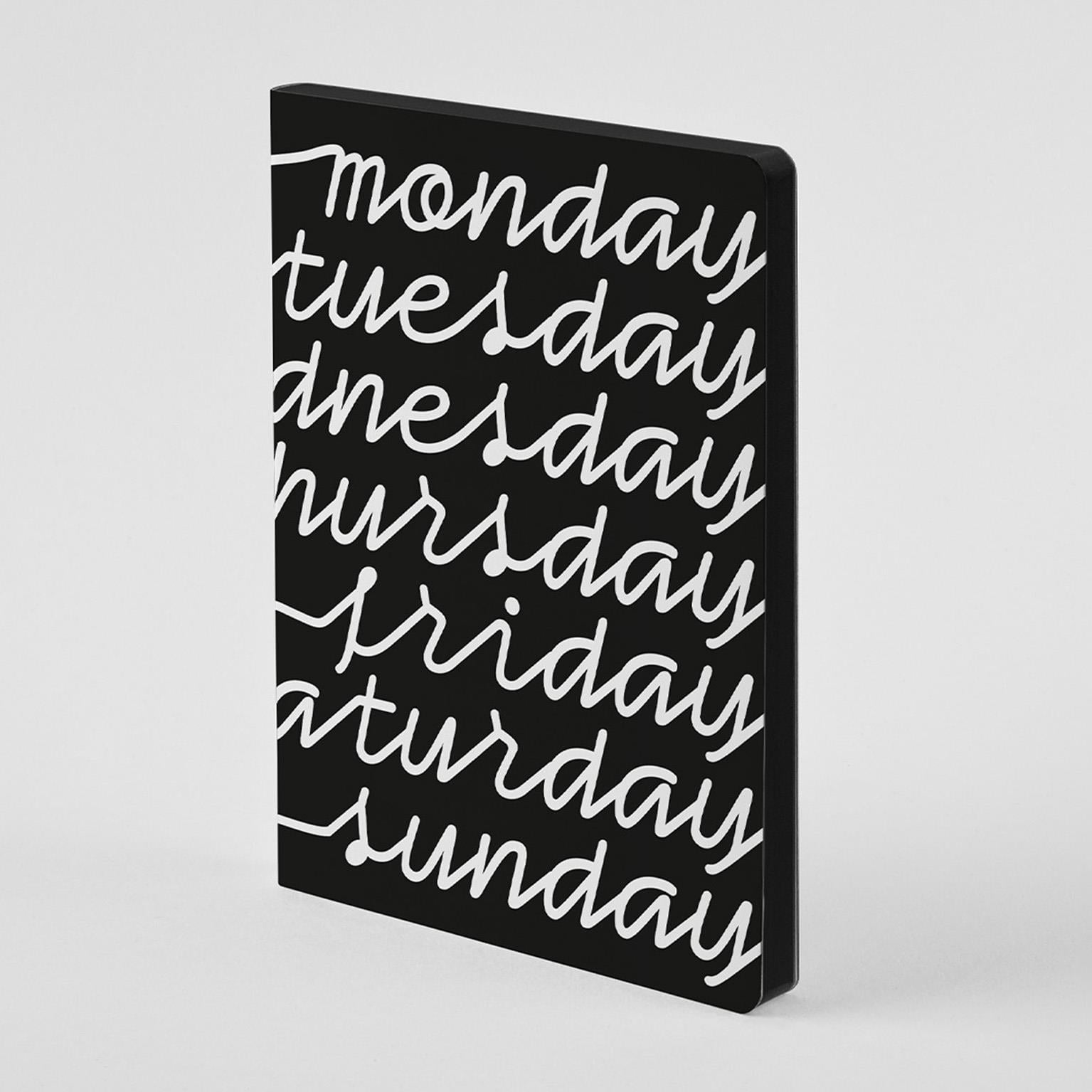 Nuuna Weekly Diary L Light 2024 - Flowing Days Noktalı Defter