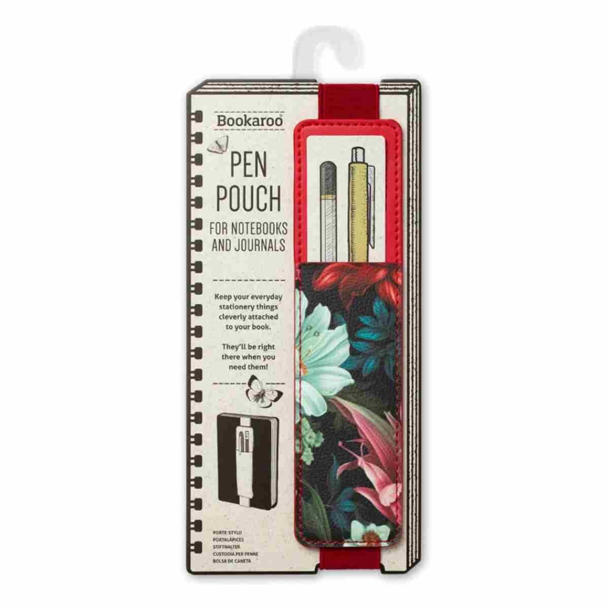 If Bookaroo Pen Pouch  Lastikli Kalemlik Dark Foral