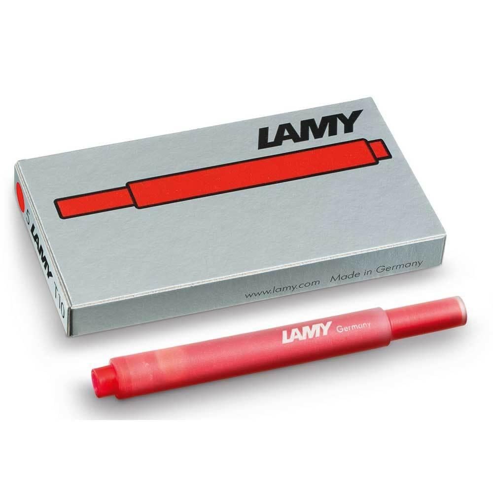 Lamy T10 Dolma Kalem Kartuşu 5'li Kırmızı