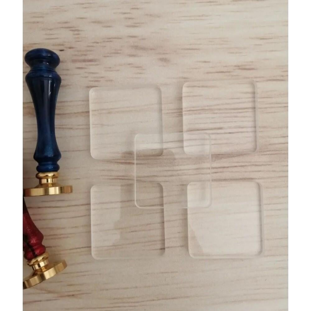 Unmei Clear Stamp Pad Akrilik Damga  Tutucu 5x5 cm 