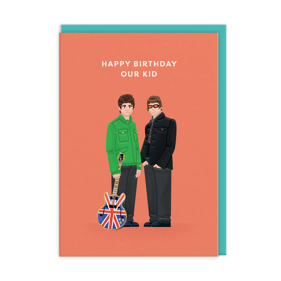 Ohh Deer Tasarımı A6 Kartpostal Liam and Noel 13339