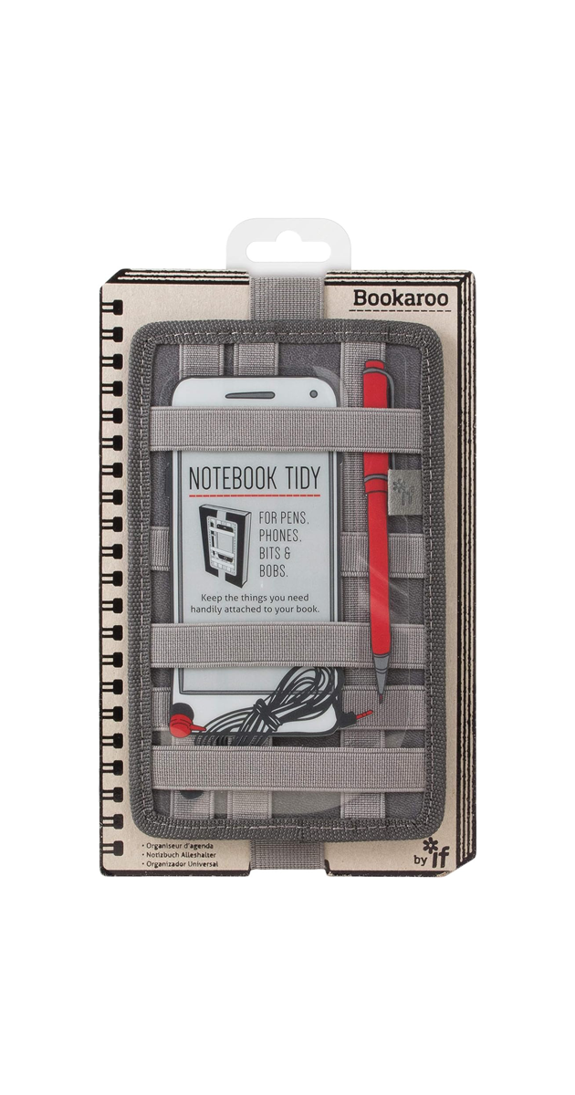 İf Bookaroo Pen Pouch Notebook Tidy Defter Üstü Düzenleyici  Charcoal Gri