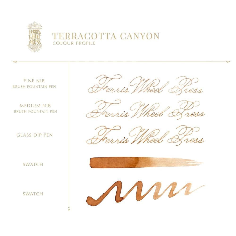 Ferris Wheel Press 38 ml Şişe Mürekkep Terracotta Canyon
