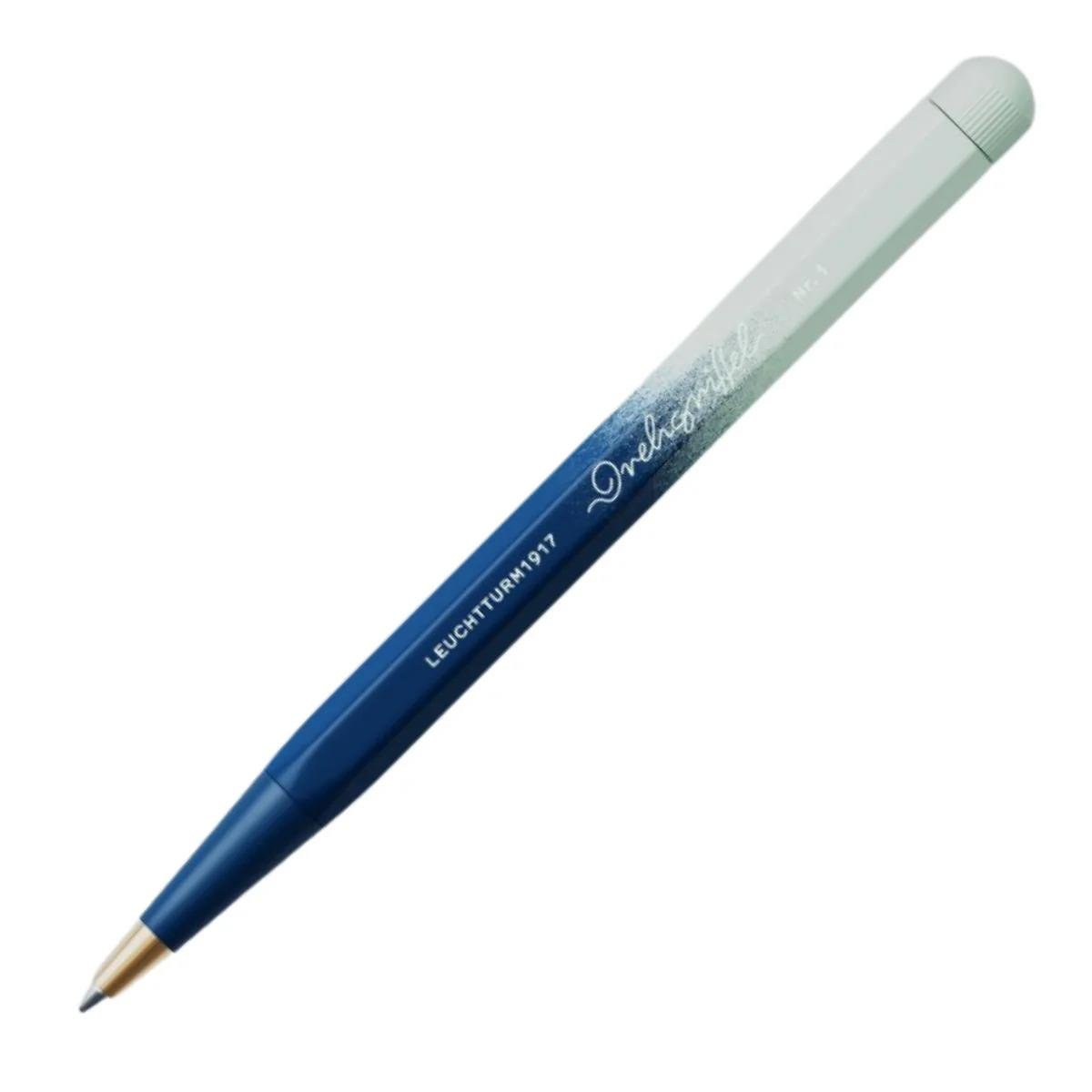 Leuchtturm1917 Drehgriffel Nr. 1 Tükenmez Kalem - 2025 Limited Handmade Gradient Edition Navy / Mint Green