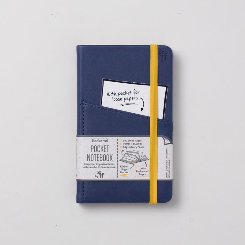 IF V & A Bookaroo Journal Pocket A6 Çizgili Defter  Navy