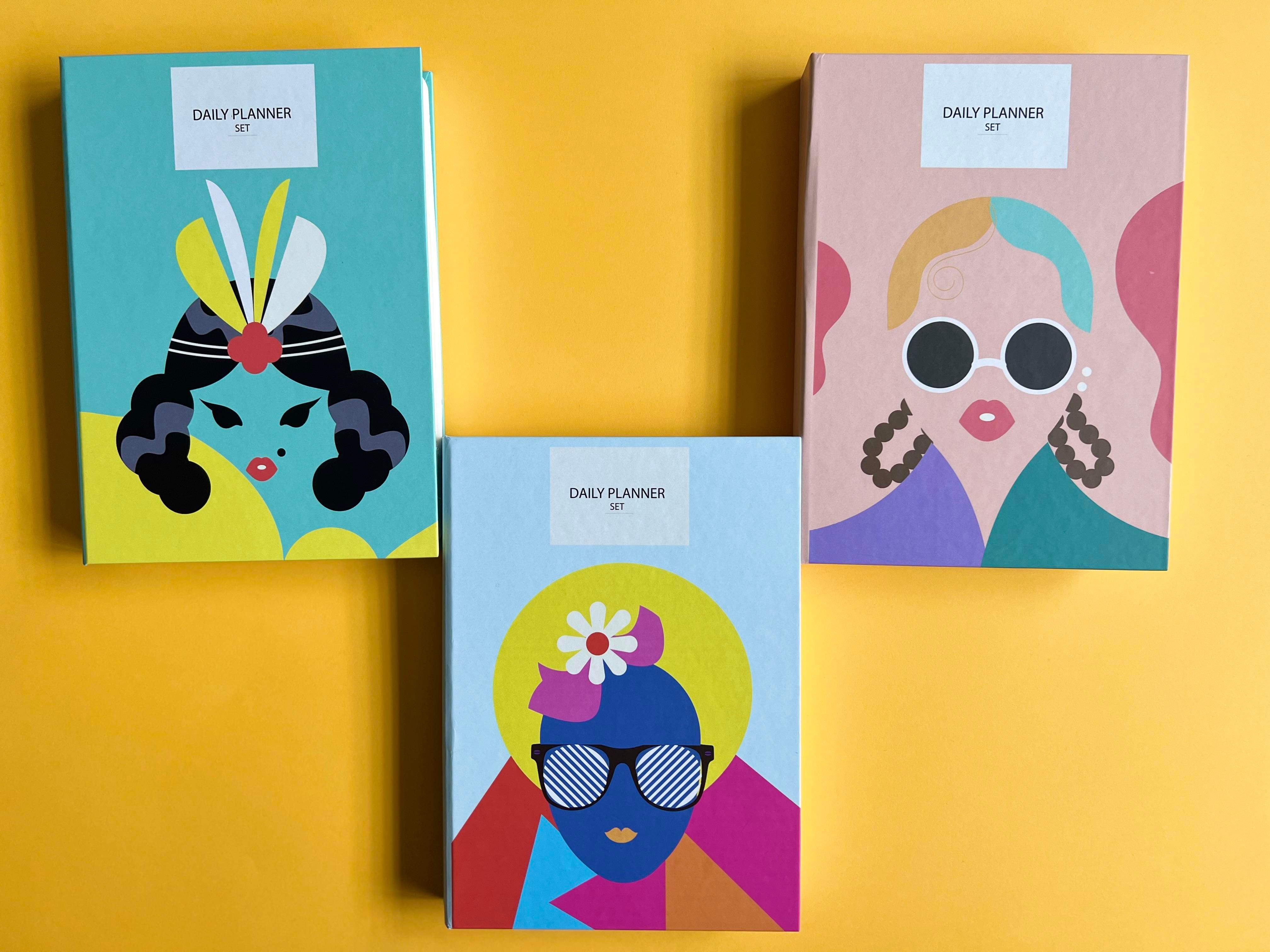 Best Day Ever Stationery Set Kalemli ve Kutulu, Yedek Notepadli Planlayıcı Set Jennifer