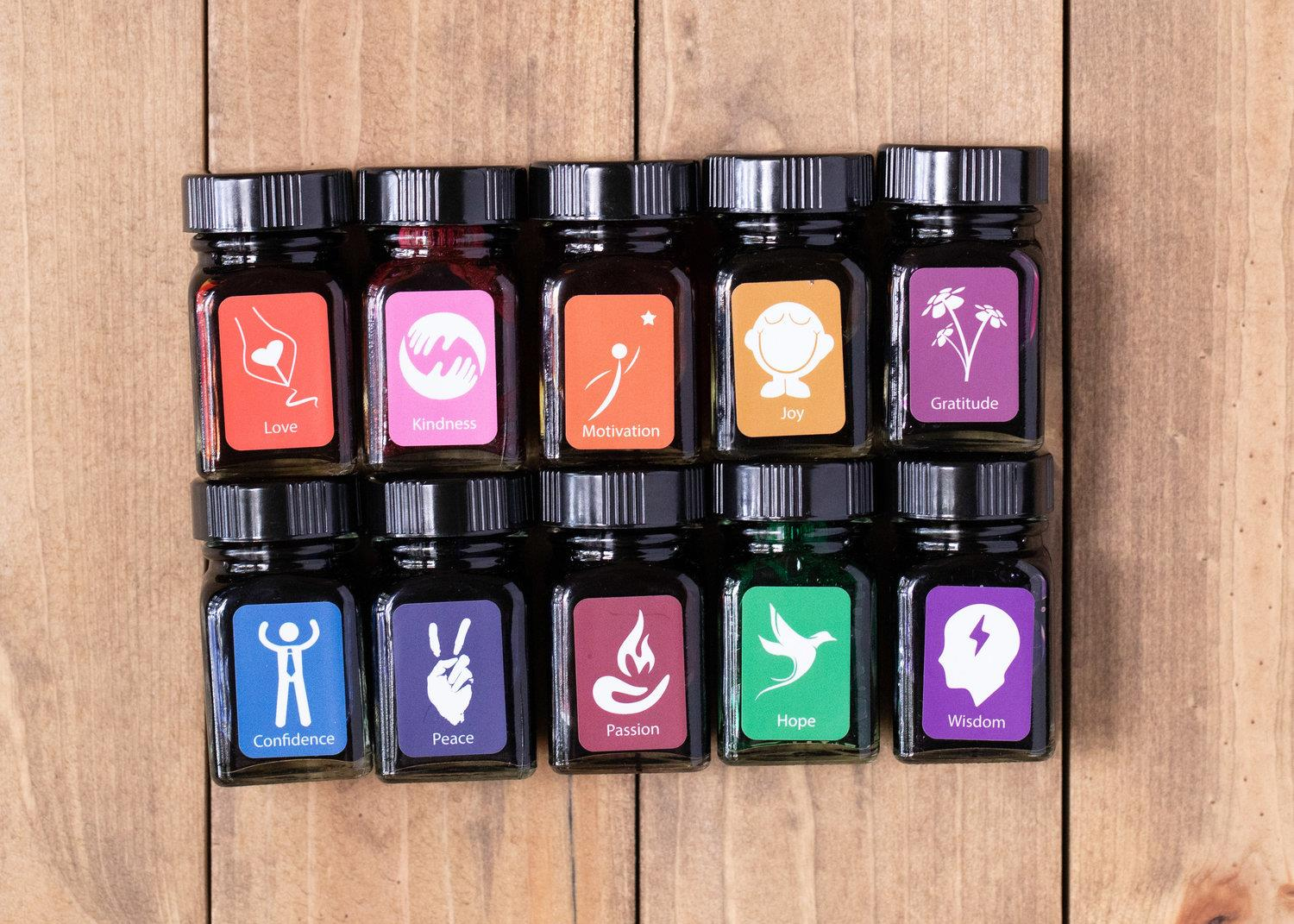 Monteverde Emotions Ink Collection 10'lu Mürekkep Hediye Seti 