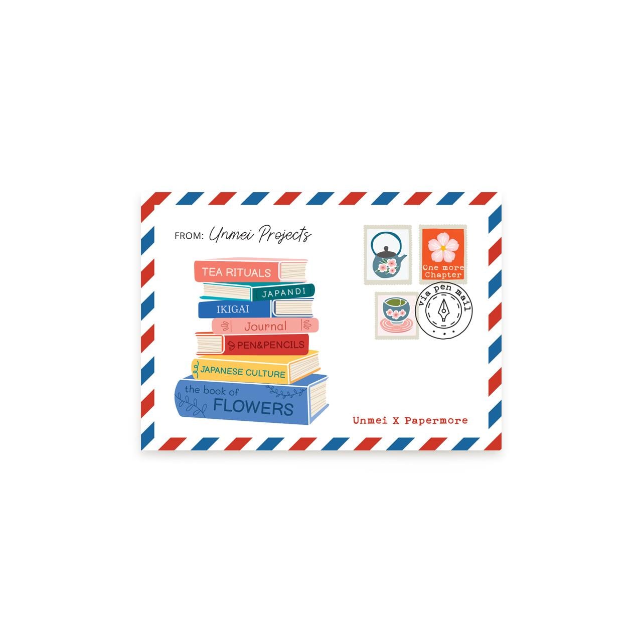 Unmei Projects Books Kartpostal