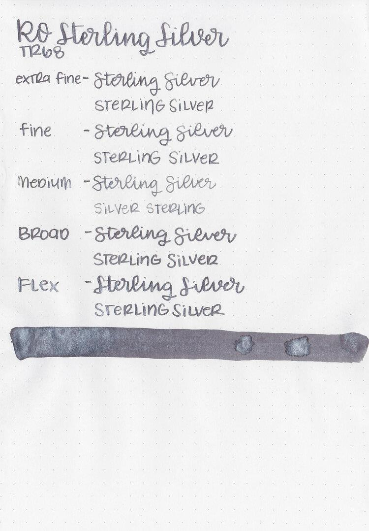 Robert Oster Shake N Shimmy Sterling Silver Mürekkep