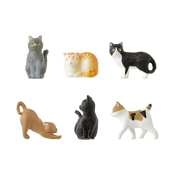 Design Phil Midori Mini Magnets Klips, 6-Pack, Cat