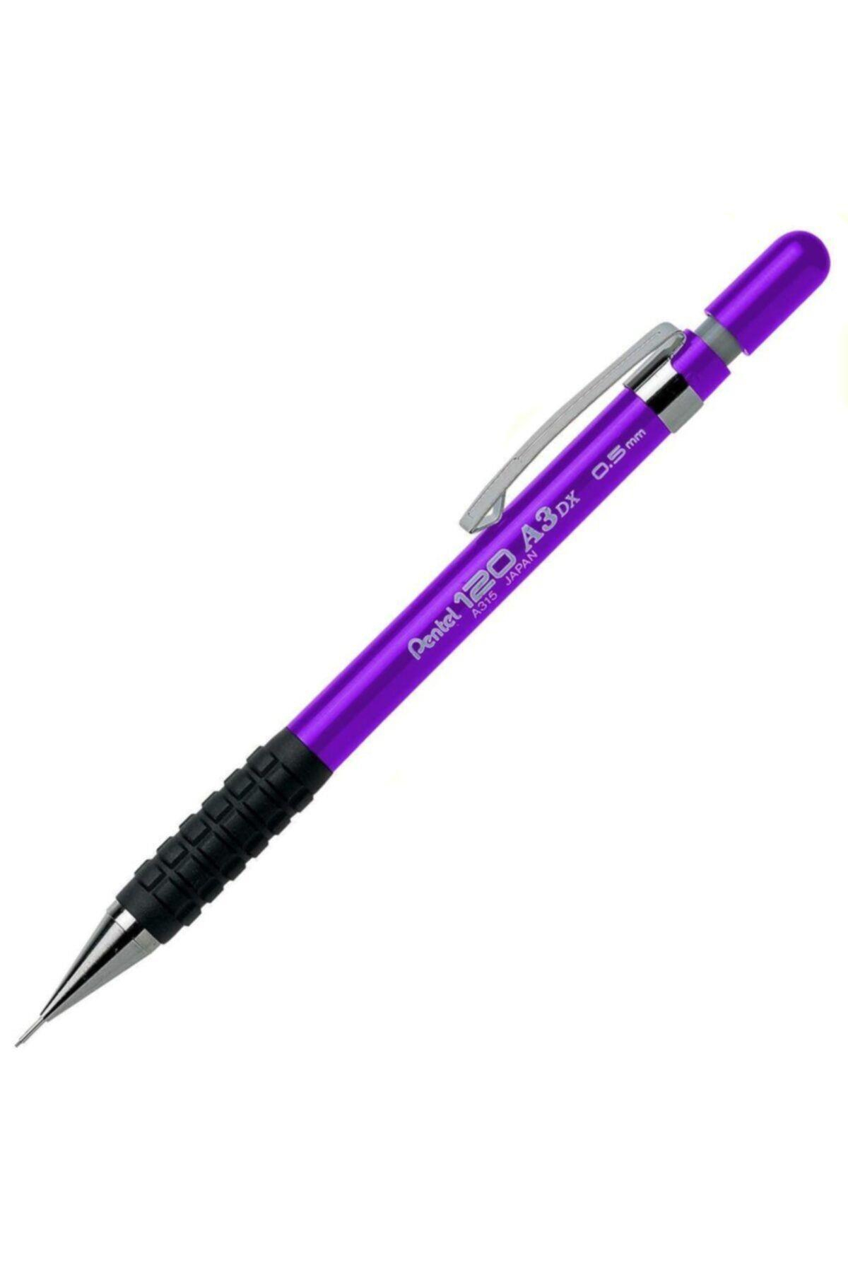 Pentel A317-VX Mor 0.7 mm Mekanik Uçlu Çizim ve Sınav Kalemi