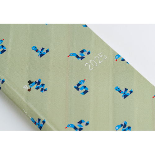 Hobonichi Techo Weeks 2025 Mega Bow & Tie: Snake Toy