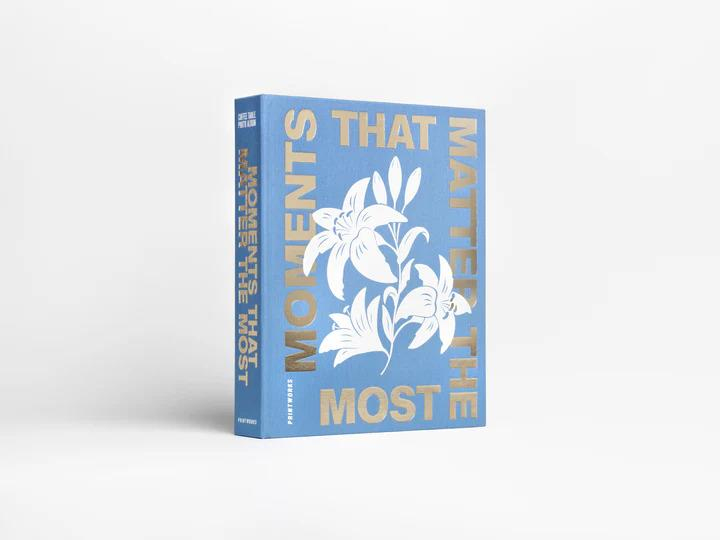 Printworks Fotoğraf Albümü - Moments that Matters the Most Mavi