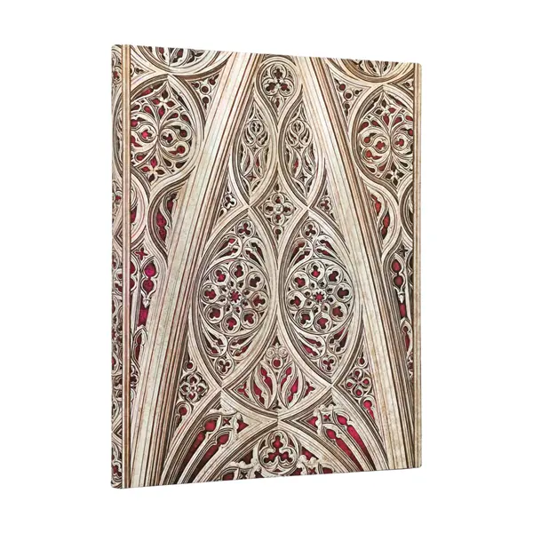 Paperblanks Vault of the Milan Cathedral (Burgundy) Sert Kapak 18x23 cm Çizgili Defter FB1543-8