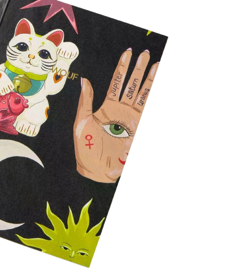 Wouf Maneki Neko Fortuna - A5 Çizgili Defter