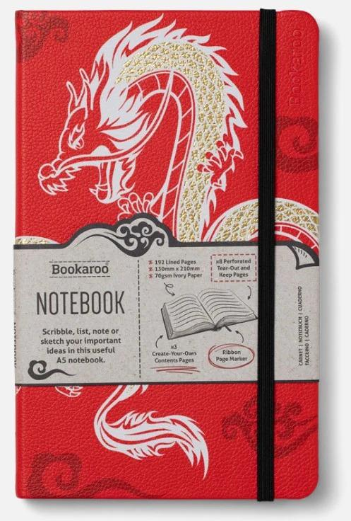 IF Bookaroo A5 Notebook Journal Çizgili Defter -Warrior Dragon