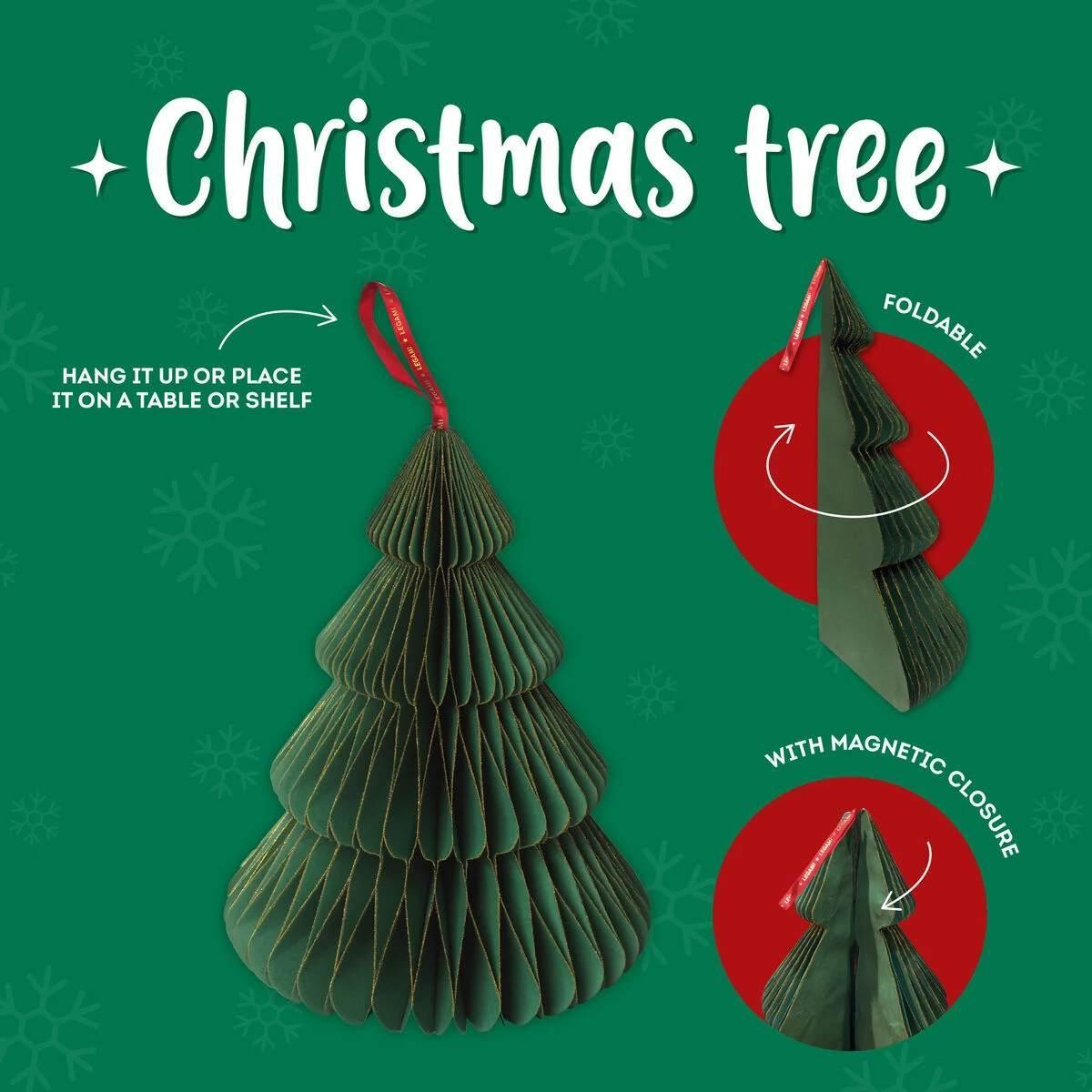 Legami Foldable Paper Christmas Katlanabilir Yılbaşı Ağacı Süsü