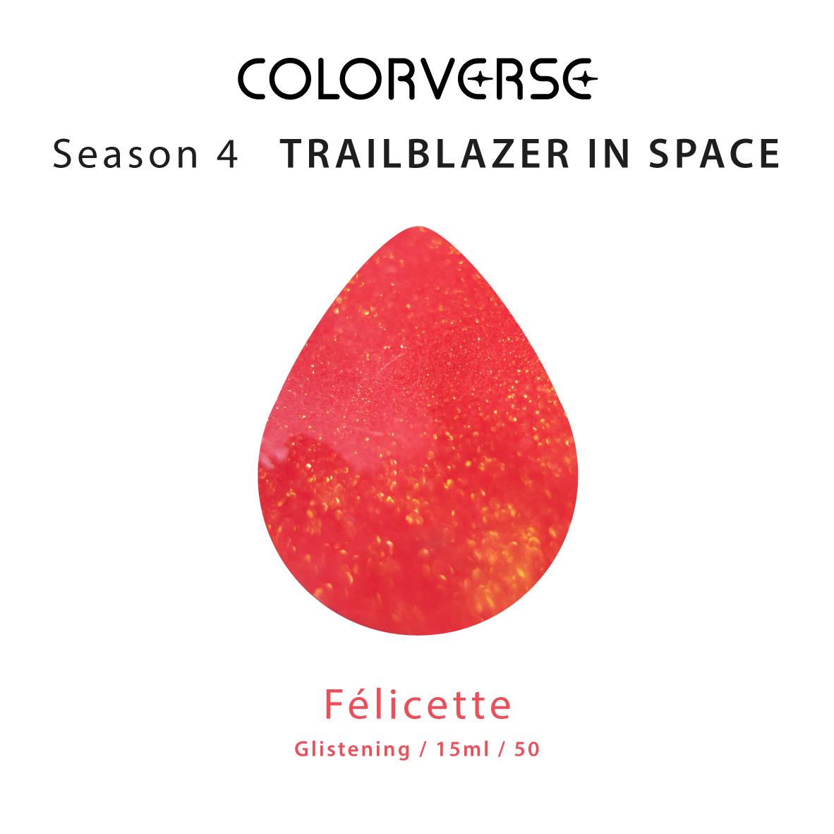 Colorverse The Mini Collection No. 50 Félicette Glistening Şişe Mürekkep - 5 ml