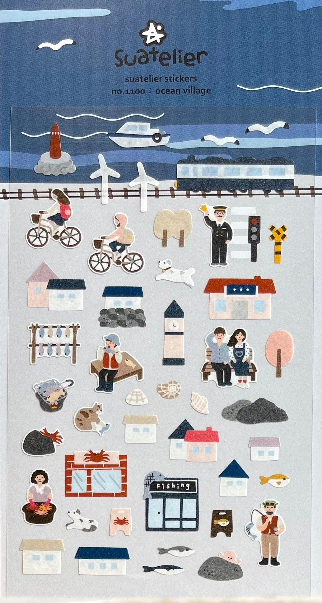 Suatelier Deco Sticker Ocean Village