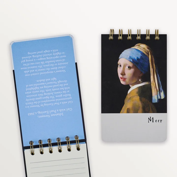 EPISODE GALLERY VERMEER PEARL EARRING SMALL CHUNKY NOTEBOOK