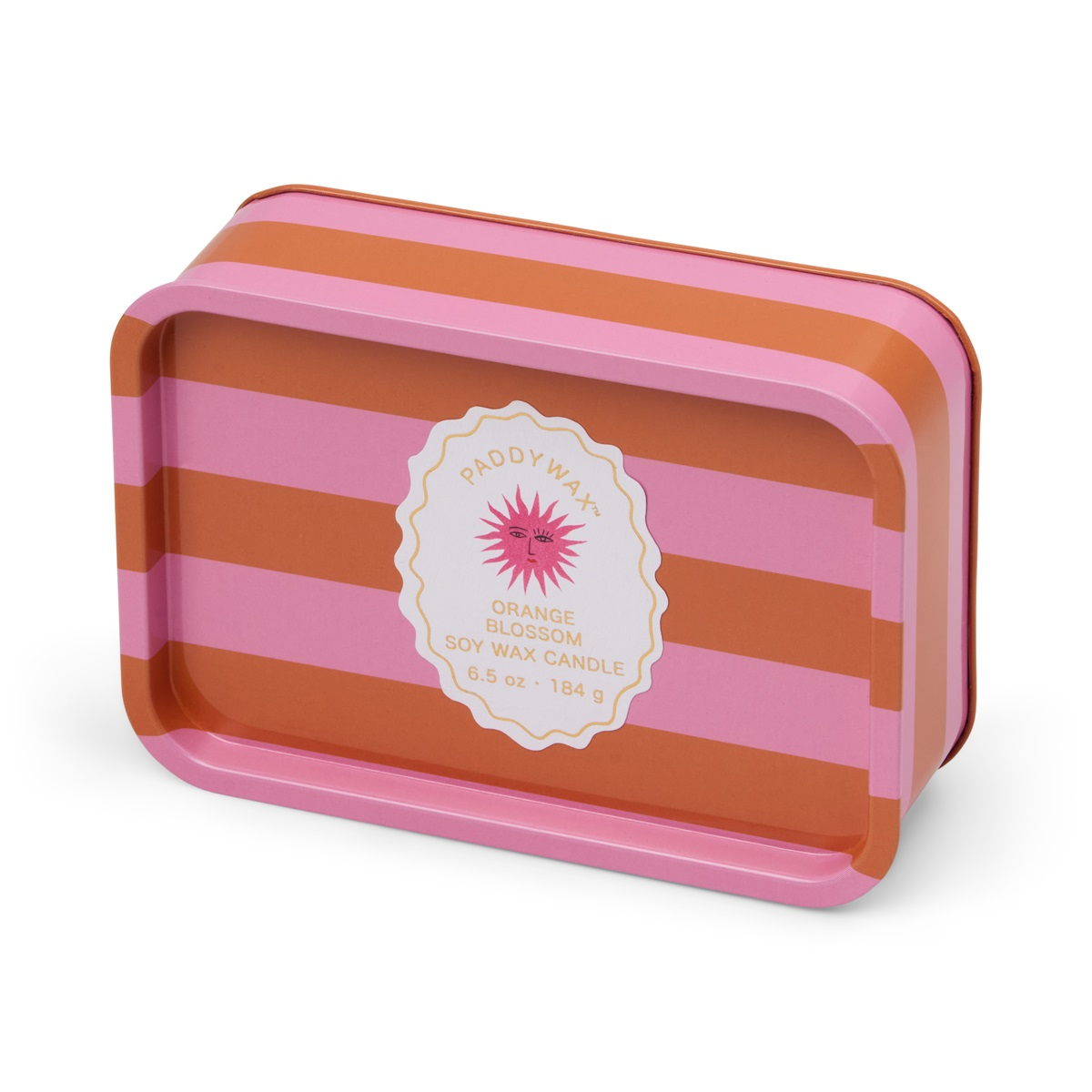 Paddywax A Dopo 184g Sun Printed Tin Candle - Orange Blossom Mum
