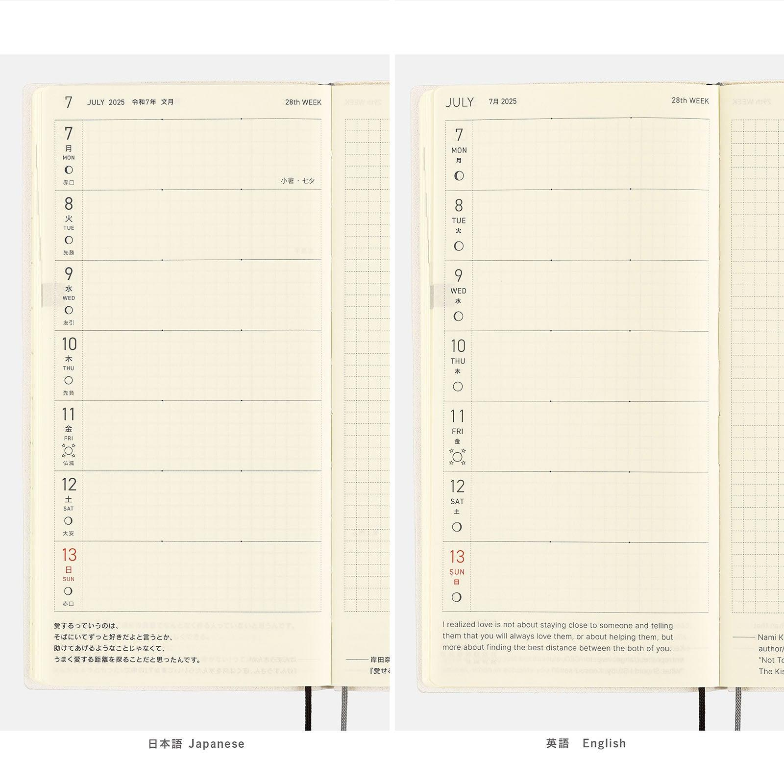 Hobonichi Weeks 2025 Book - SPY x FAMILY: Forger Family (English / Wallet Size)